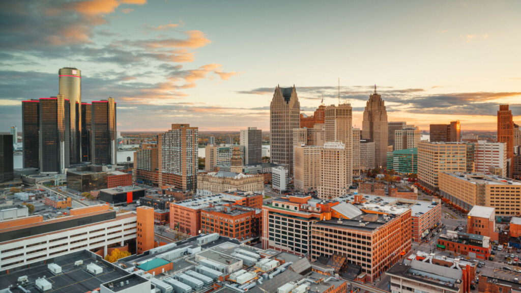 detroit skyline