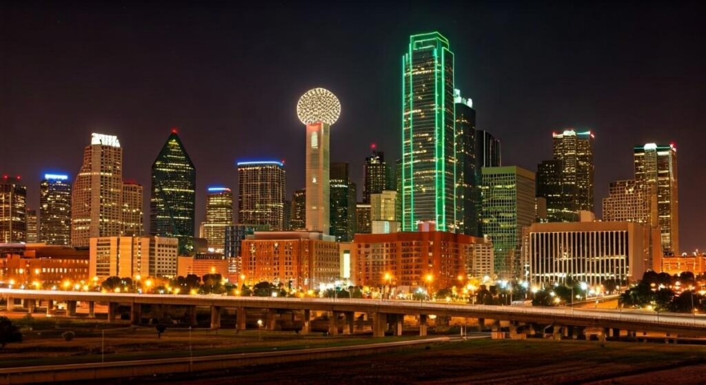 skyline of dallas texas