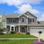 Modern style suburban home