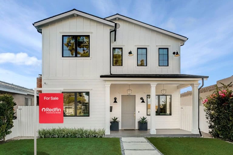 A contemporary bungalow for sale by Redfin