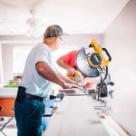 contractor using tools for home improvement project
