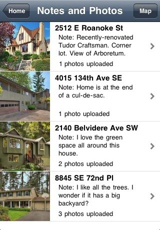 Viewing Summary Notes Photos on iPhone