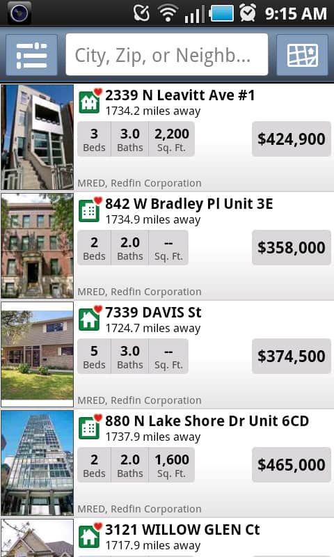 Android Real Estate App