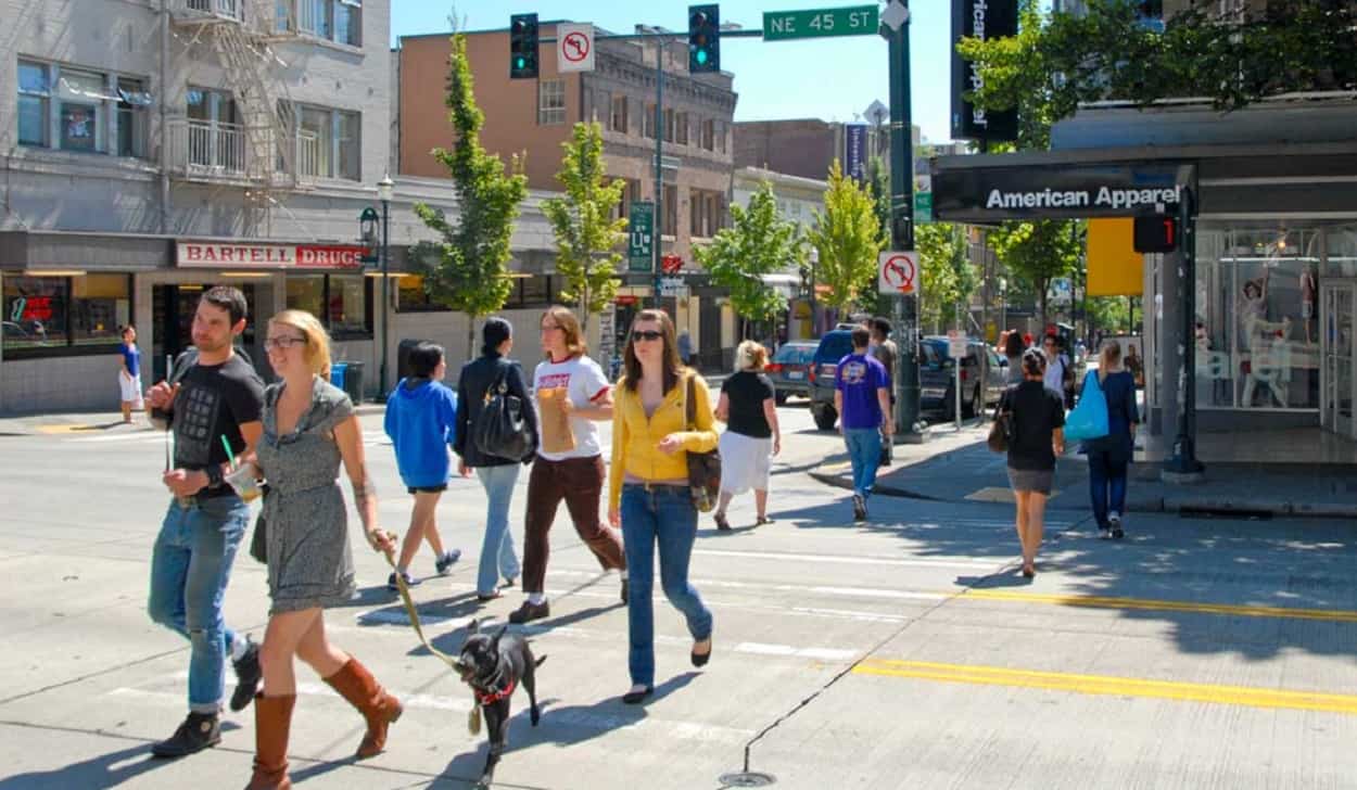 The University District in Seattle has a Walk Score of 91, highly rated schools, and a balanced mix of home prices. (Photo by U District Partnership)